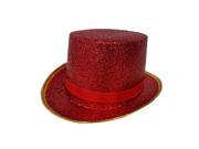 Dress Up America Halloween Party Costume Red Top Hat