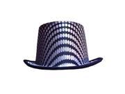 Dress Up America Halloween Costume Silver Squared Top Hat