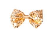 Dress Up America Halloween Costume Gold Sequined Bow Tie One Size