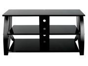 Futura Advanced TV Stand Black Black Glass