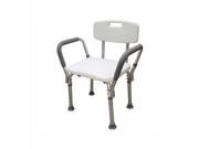 Roscoe Medical BTH SCBH Adjustable Shower Chair White