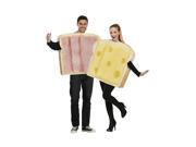 Morris Costumes Halloween Party Ham And Swiss Adult Couple