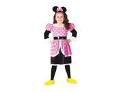 Dress Up America Halloween Party Costume Ms. Mouse Size Toddler T4