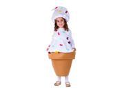 Dress Up America Halloween Party Costume Ice Cream Cone Size Large 12 14