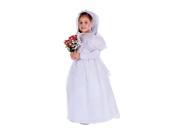 Dress Up America Halloween Party Costume Shimmering Bride Size Toddler T4
