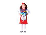 Dress Up America Halloween Party Costume Gumball Machine Size Large 12 14
