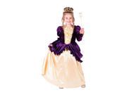 Dress Up America Halloween Party Costume Purple Belle Ball Gown Size Small 4 6