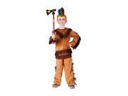 Dress Up America Halloween Party Costume Indian Warrior Boy Size Medium 8 10