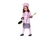 Dress Up America Halloween Party Costume Master Girl Chef Size Medium 8 10