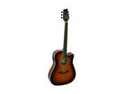 Kona Thin Body 41 Acoustic Guitar S.B.