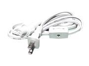 Brilliant Brand Lighting Seasonal Decoration 2 Wire 120 volt 3 8 x 6 Power Cord w on off switch 5 pack