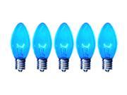 Brilliant Brand Lighting Seasonal Decoration C9 Blue Twinkle Bulbs 7 Watt 25 Pack