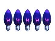 Brilliant Brand Lighting Seasonal Decoration C9 Purple Twinkle Bulbs 7 Watt 25 Pack