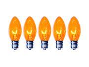 Brilliant Brand Lighting Seasonal Decoration C9 Amber Twinkle Bulbs 7 Watt 25 Pack
