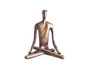 Danya B Home Decoration Figurine Statuette Statue Yoga Lotus Bonze Sculpture