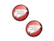 Kanas City Chiefs NFL Glitter Earring Post Stud Charm