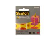 Bulk Buys Scotch Expressions Removable Tape Southwest Yellow Pack Of 12