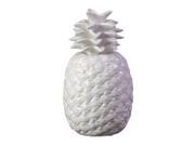 Urban Trends Collection Home Decorative Accessories Ceramic Pineapple White
