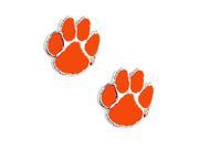 NCAA Clemson Tigers Post Stud Earring Charm Gift Set