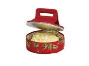12 in. Round Cake Carrier in Red
