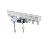 Commercial Ceiling Curtain Track Kit 10ft Compose of Two 5ft Track