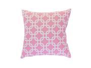 Majestic Home Goods Decorative Soft Pink Links Pillow Extra Large