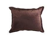 Majestic Home Goods Dark Brown Micro velvet Floor Pillow