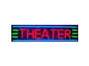 Neonetics Theater red green and blue neon sign