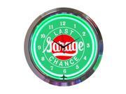 Neonetics Last chance garage neon clock