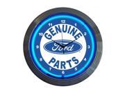 Neonetics Ford genuine parts neon clock