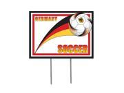 Beistle Plastic Yard Sign - Germany 12 Beistle Plastic Yard Sign - Germany 12