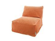 Majestic Home Goods Villa Orange Bean Bag Chair Lounger