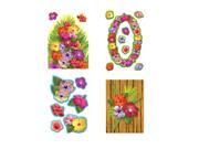 Beistle Hibiscus Cutouts 2 16 18 Count Pack of 12