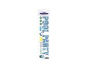 Kole Imports Pool Party Creative Rub On Transfer Pack Of 24