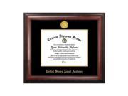 Campus Images United States Naval Academy Gold Embossed Diploma Frame