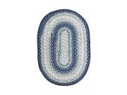 Homespice Decor 403308 Wedgewood Cotton Braided Rugs Oval