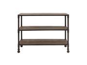 Mission Bay Wide 3 level Shelf Distressed Natural