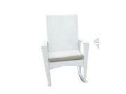 Tortuga Outdoor Modern Accent Bayview Rocking Chair Magnolia