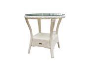 Tortuga Outdoor Modern Accent Bayview Side Table Magnolia