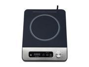 Sunpentown SR 1884SS 1650W Induction Cooktop with Control Knob Black