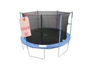 Trampoline Replacement Enclosure Net Fits For 7.5 FT. Round Frames With Adjustable Straps Using 6 Poles or 3 Arches