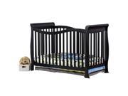 Dream On Me Violet 7 in 1 Convertible Life Style Crib Black
