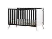 Dream On Me Madrid 5 in 1 Convertible Crib Dark Espresso and White