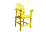 Shine Company Outdoor Furniture Westport Counter High Chair Lemon Yellow