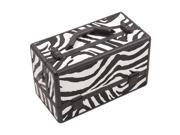 Hiker Outdoor Travel Cosmetic Holder Zebra Printing Texture White Professional Beauty Makeup Case Hk3201
