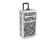 Sunrise Outdoor Travel Professional Cosmetic Holder Zebra Printing Texture Trolley Makeup Case I3163
