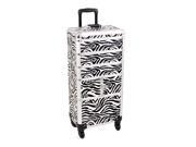 Sunrise Outdoor Travel Zebra Trolley Makeup Case I3364