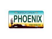 Phoenix Arizona Novelty State Background Vanity Metal License Plate Tag Sign