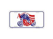 American Biker Novelty Vanity Metal License Plate Tag Sign