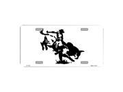 Bull Rider Rodeo Novelty Vanity Metal License Plate Tag Sign